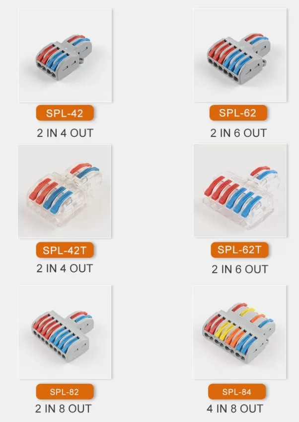 1入多出对接家庭终端块通用分配器  title=